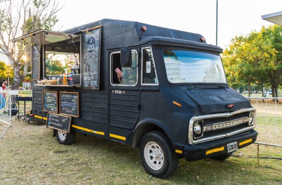 Food truck asegurado son un seguro de auto comercial