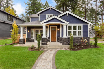 Foto del exterior de una casa en California
