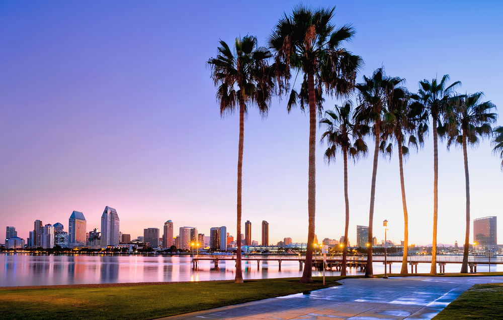 Imagen panorámica de San Diego, California